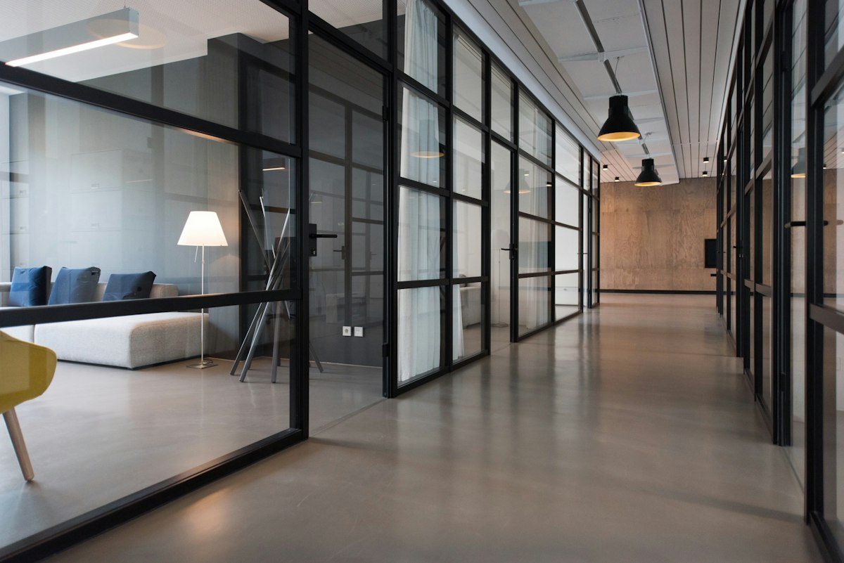 An office interior